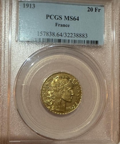 Francs marianne et coq - or,