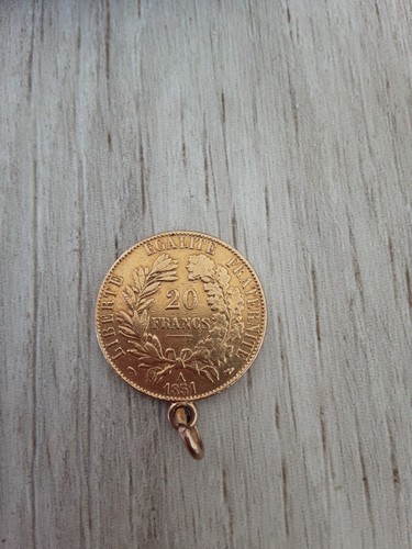 Francs cérès 1851 a - 20, or