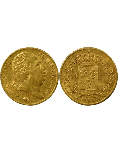 France louis xviii - france, 20