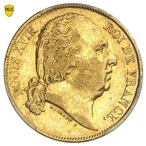 Louis xviii francs - 20, or