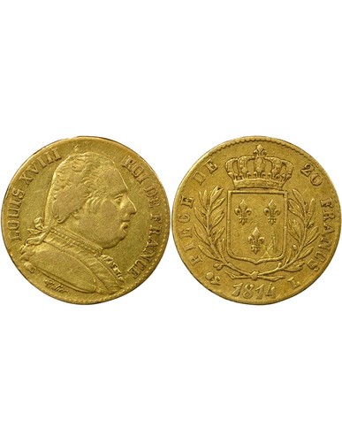 France louis xviii 20 - france,