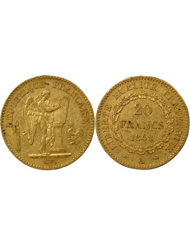 France génie francs or - france,