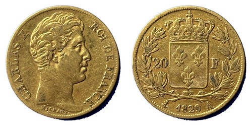 Francs charles 1829 a - francs,