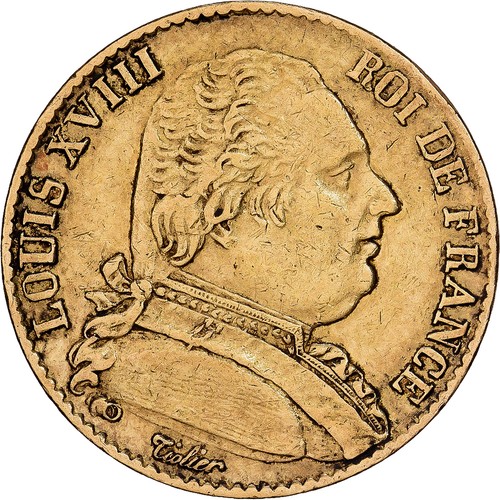France louis xviii 20 - louis,