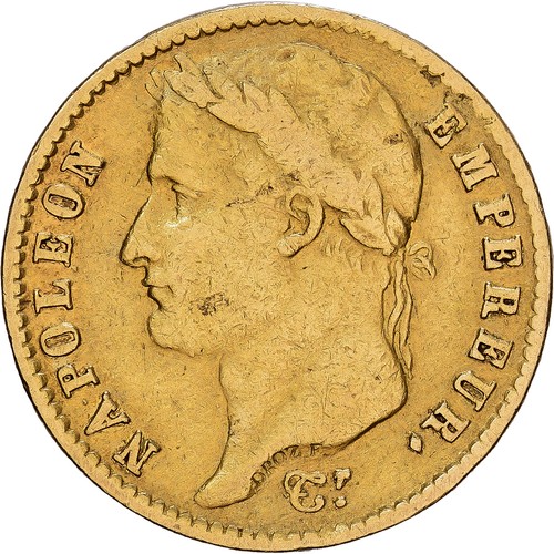 Premier empire francs or - 20,
