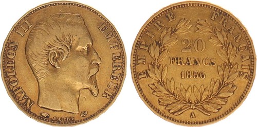 Francia francs or - francia, d'or