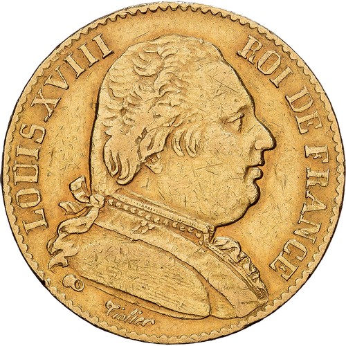 France louis xviii 20 - france,, xviii,